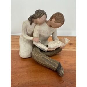 Willow Tree New Life Figurine DEMDACO‎ 2000 Susan Lordi Parent Baby Sculpture